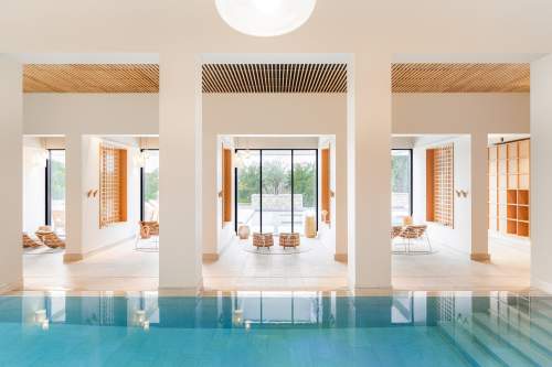 Hotel Spa Mane, Relais &amp; Chateaux en la Provenza, Couvent des Minimes, Piscina 
<div>
<div> </div>
</div>
